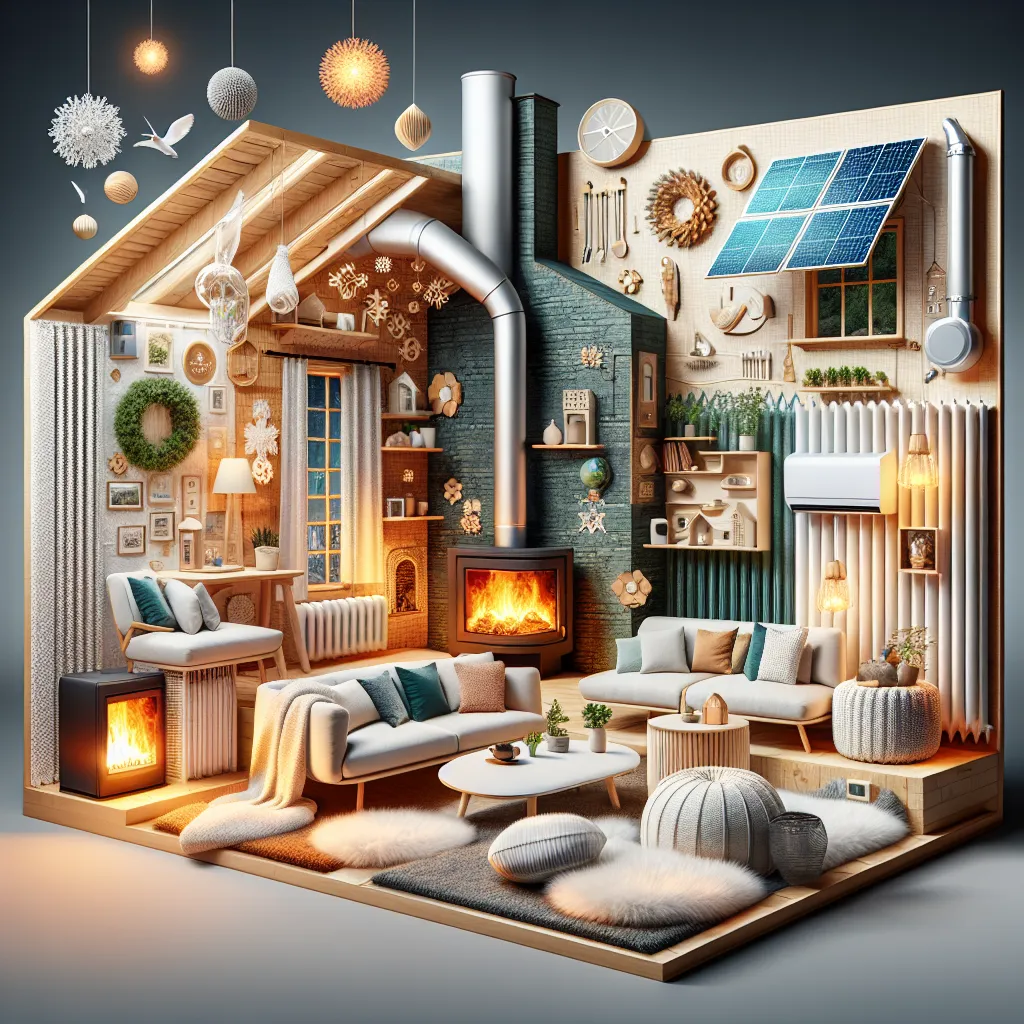 Ogrzewanie domu przyjazne dla środowiska z uroczymi dodatkami: tapety 3D do pokoju